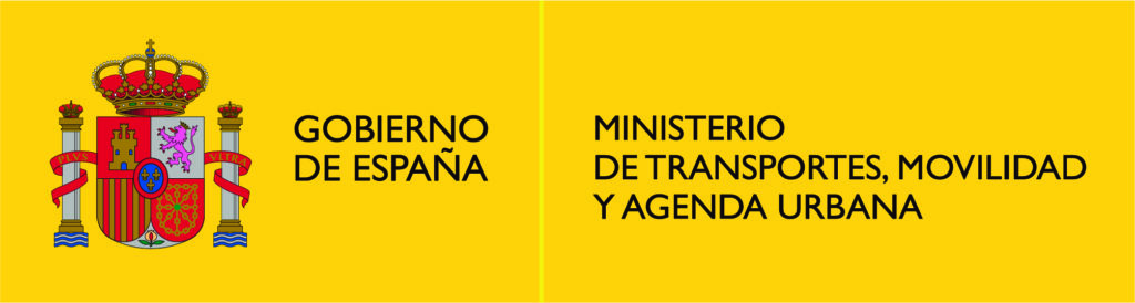 Logotip del Ministerio de Transportes, Movilidad y Agenda urbana