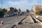Tasques de pavimentació a l’avinguda Indústria aquest dilluns