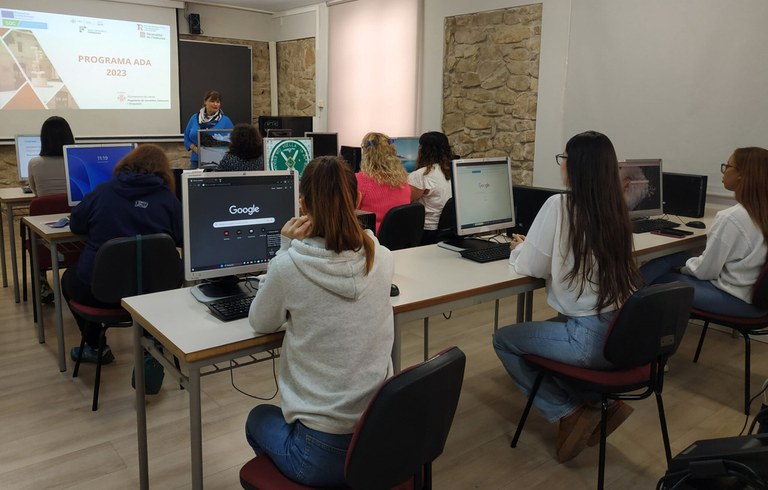 El projecte Lleida Connect_ADA de l’IMO torna a obtenir ajuda dels Next Generation. A la foto, una de les sessions del programa Lleida Connect_ADA del 2023.