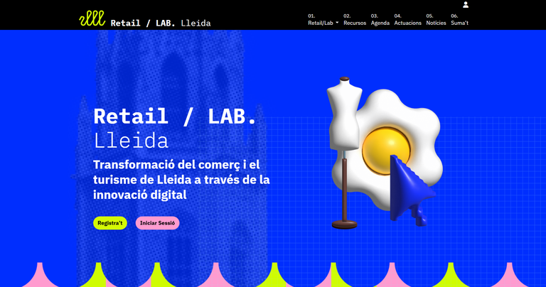 Plataforma "Retail lab" virtual.